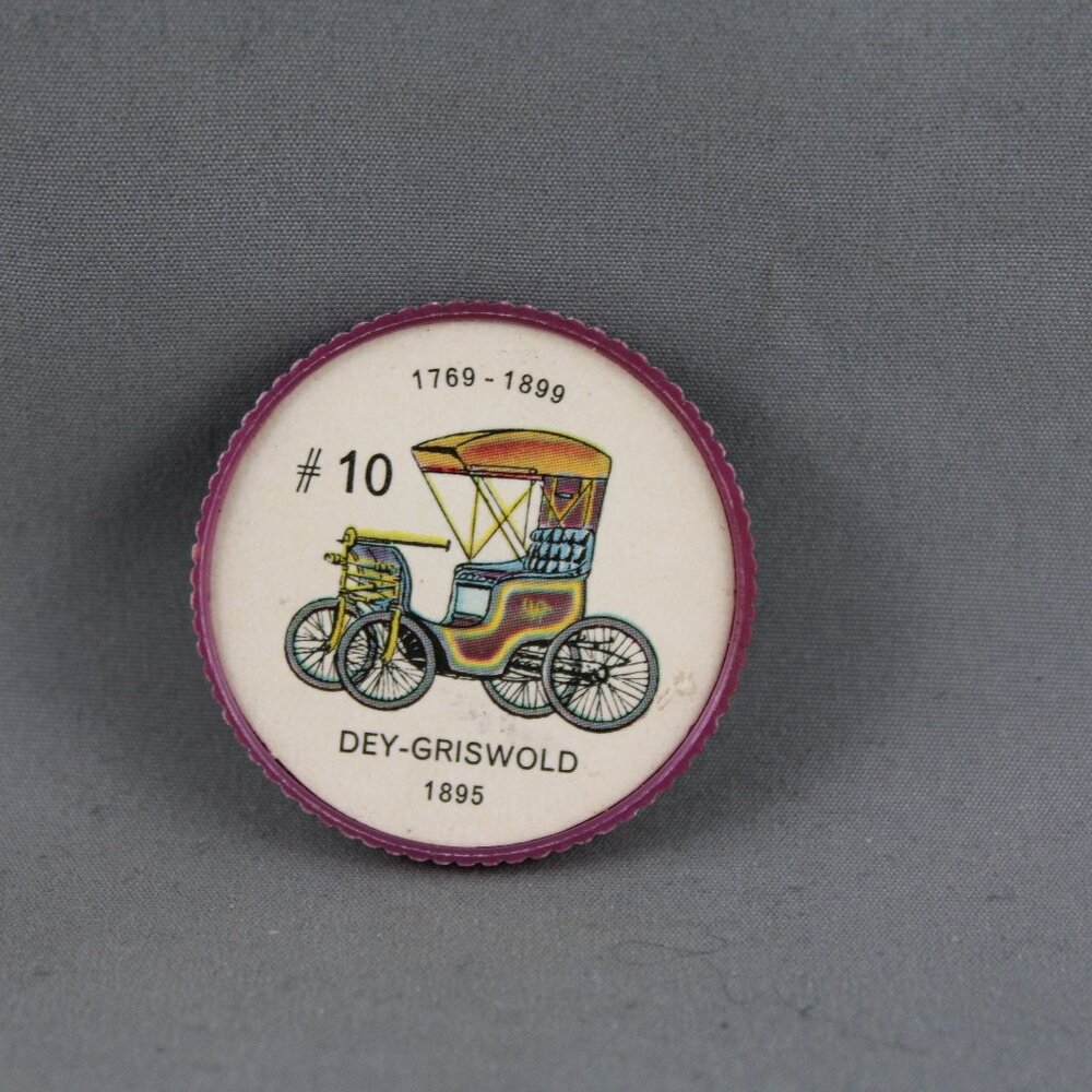 Jello Car Coins - # 10 of 200 - The Deys-Griswold (1895)